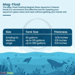 Mag-Float Floating Magnet Glass Aquarium Cleaner Small