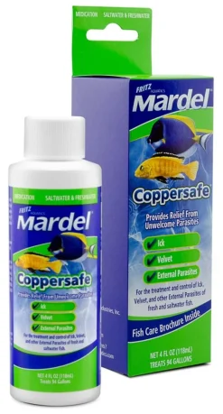 Mardel Coppersafe Fish Parasite Treatment 4-oz