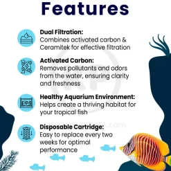 Marina Bio-Carb Carbon Slim Filter Cartridge for Aquarium 3 Count