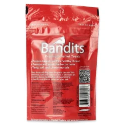 Marshall Pet Products Bandits Premium Ferret Treats Meaty Bacon 3-oz