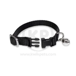 Marshall Pet Products Ferret Bell Collar Black 3/8-in