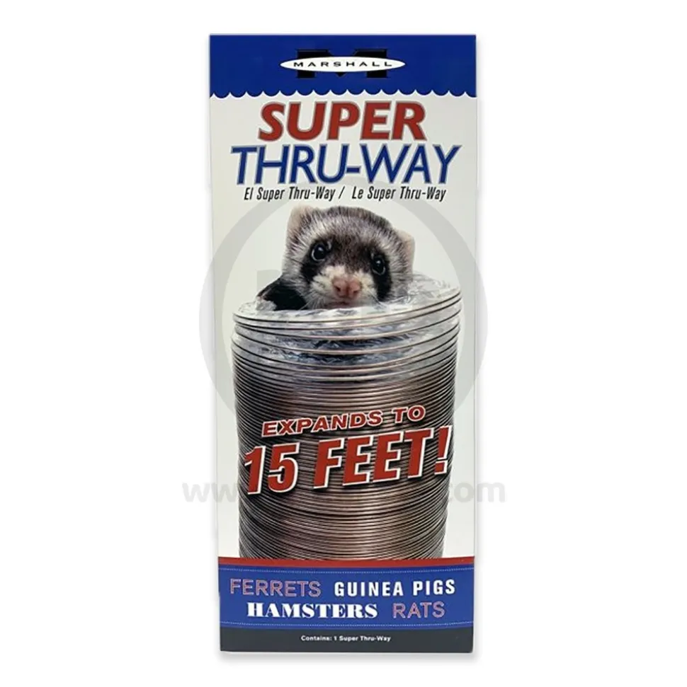 Marshall Pet Products Ferret Super Thru-Way Tunnel Toy Copper 15-ft