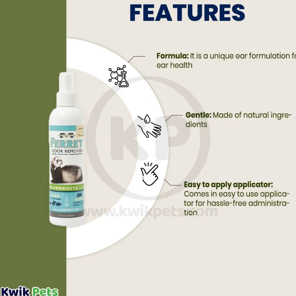 Marshall Pet Products Ferret & Small Animal Odor Remover 8-oz