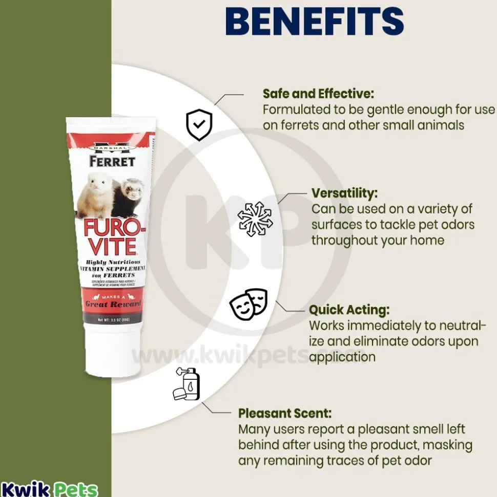 Marshall Pet Products Furo-Vite Highly Nutritious Vitamin Supplement for Ferrets 3.5-oz