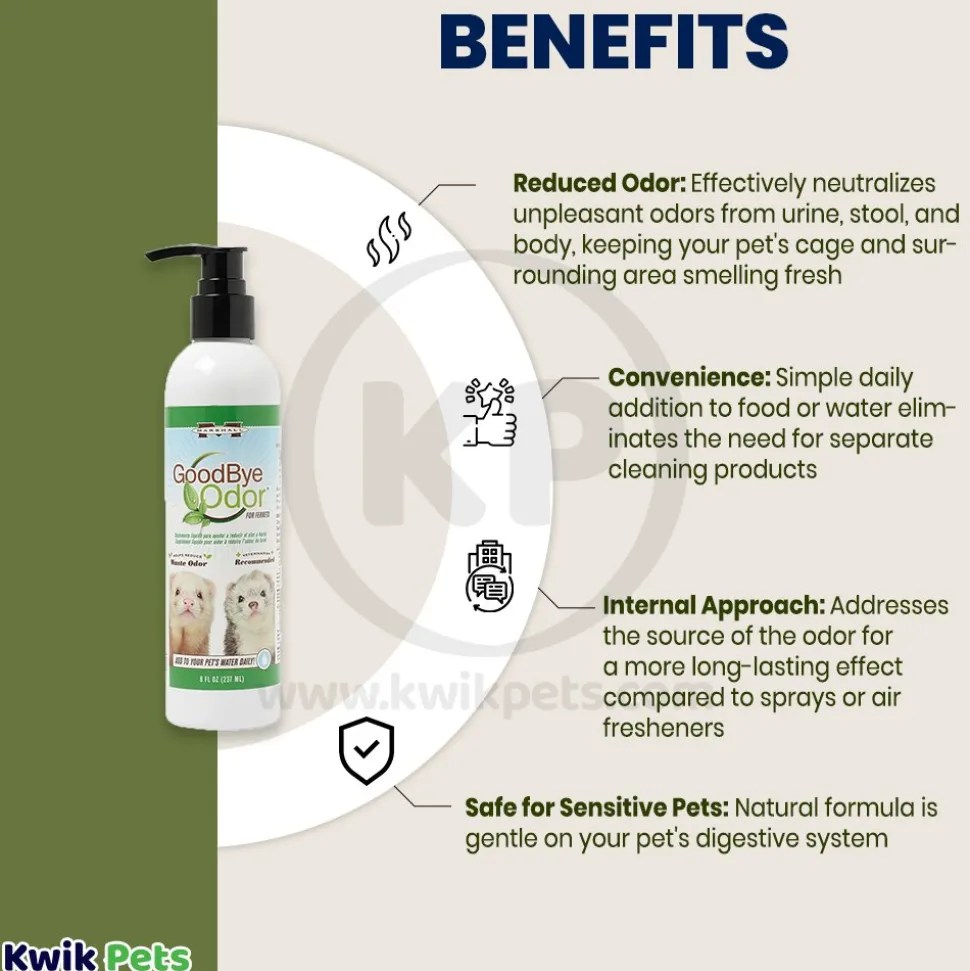 Marshall Pet Products Goodbye Odor for Ferrets 8-oz