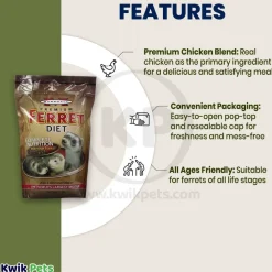 Marshall Pet Products Premium Ferret Diet Dry Food 4-lb