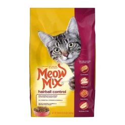 Meow Mix Hairball Control Dry Cat Food Chicken, Turkey, Salmon & Ocean Fish 3.15-lb