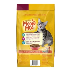 Meow Mix Hairball Control Dry Cat Food Chicken, Turkey, Salmon & Ocean Fish 3.15-lb