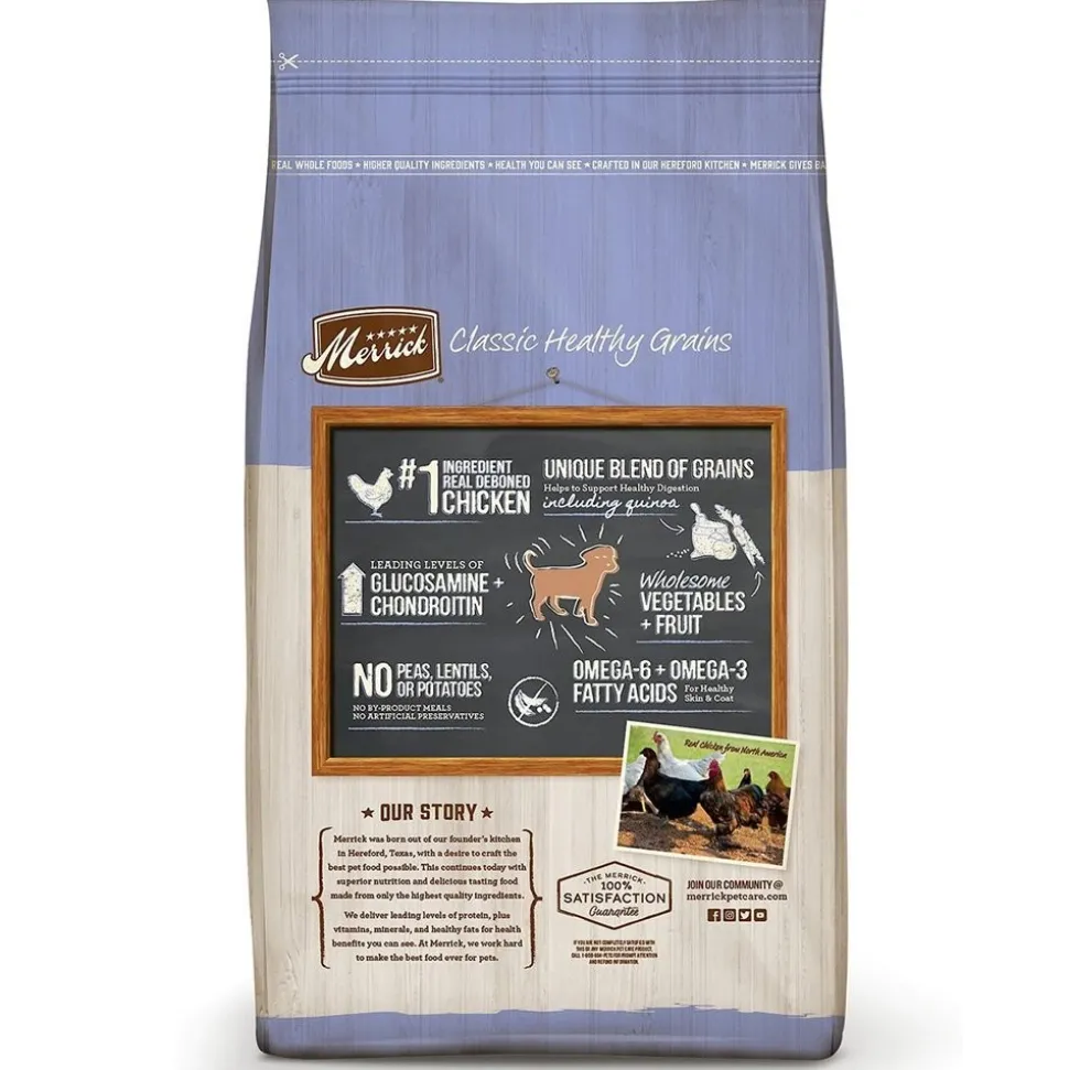Merrick Classic Healthy Grains Puppy Recipe Dry Dog Food 4-lb