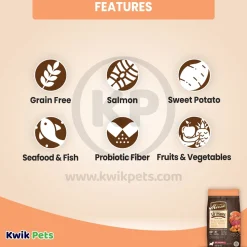 Merrick Lil' Plates Grain Free Salmon & Sweet Potato Recipe Small Breed Dry Dog Food 4-lb