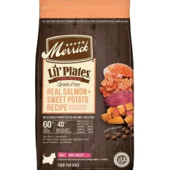 Merrick Lil' Plates Grain Free Salmon & Sweet Potato Recipe Small Breed Dry Dog Food 4-lb