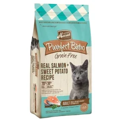 Merrick Purrfect Bistro Grain-Free Adult Dry Cat Food Real Salmon & Sweet Potato 12-lb