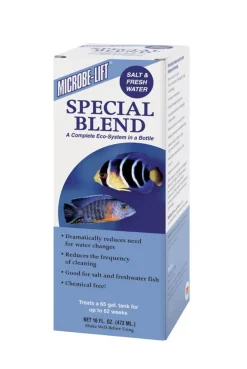 Microbe-Lift Special Blend Fresh & Saltwater Aquarium Bacterial Treatment 16-oz