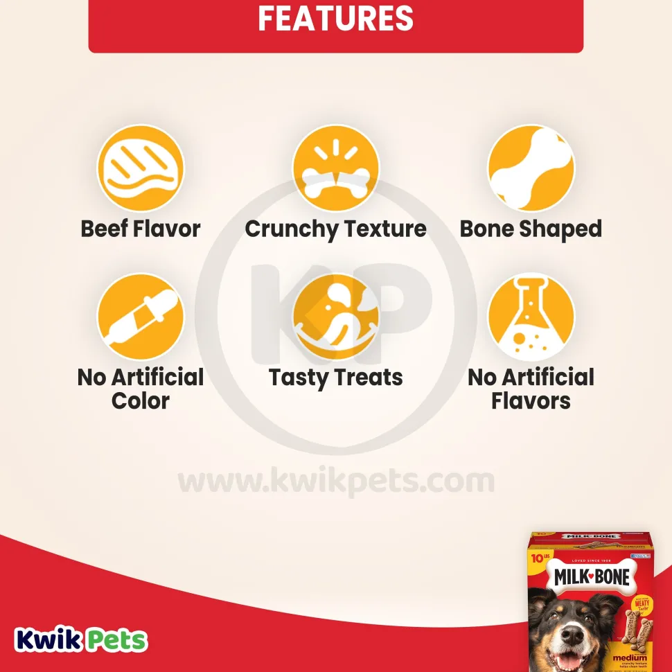 Milk-Bone Dog Biscuits Original Medium 10-lb