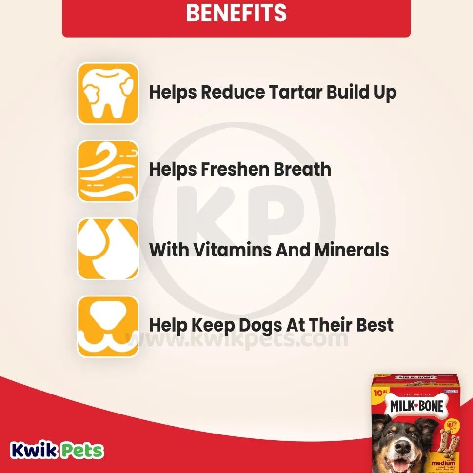 Milk-Bone Dog Biscuits Original Medium 10-lb
