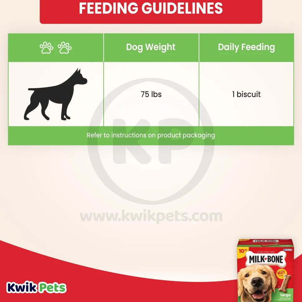 Milk-Bone Dog Biscuits Original Large 10-lb