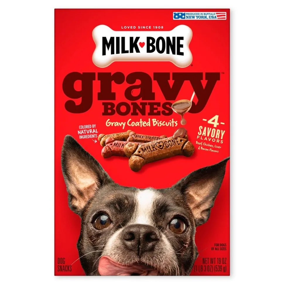 Milk-Bone 4 Meaty Flavors GravyBones Dog Treats Small 19-oz