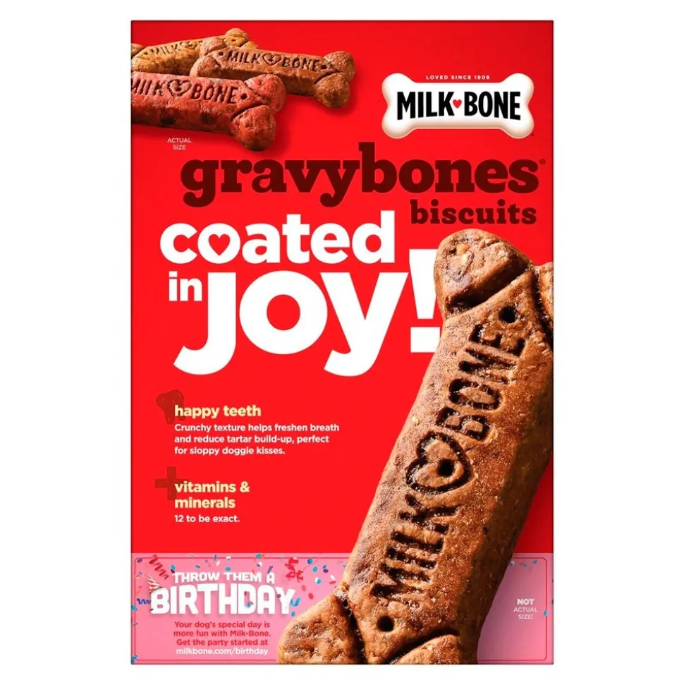 Milk-Bone 4 Meaty Flavors GravyBones Dog Treats Small 19-oz
