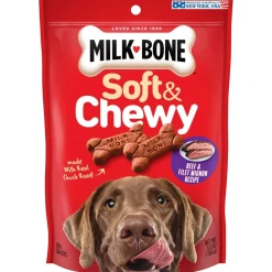 Milk-Bone Soft & Chewy Beef & Filet Mignon Dog Treats 5.6-oz
