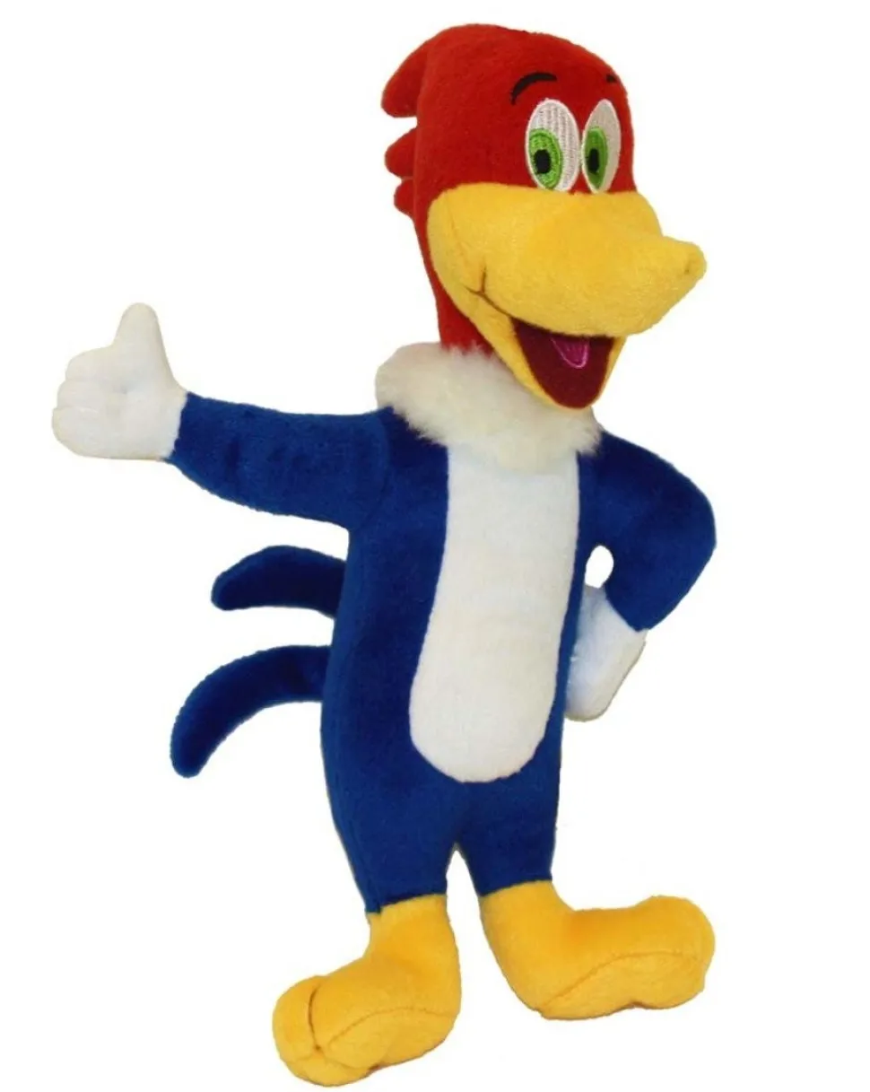 Multipet Woody Woodpecker Plush Dog Toy Multicolor 11-in