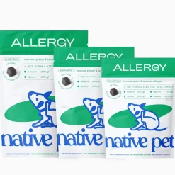 Native Pet Allergy Chews Immune & Itch Relief Supplement for Dogs 30 Count