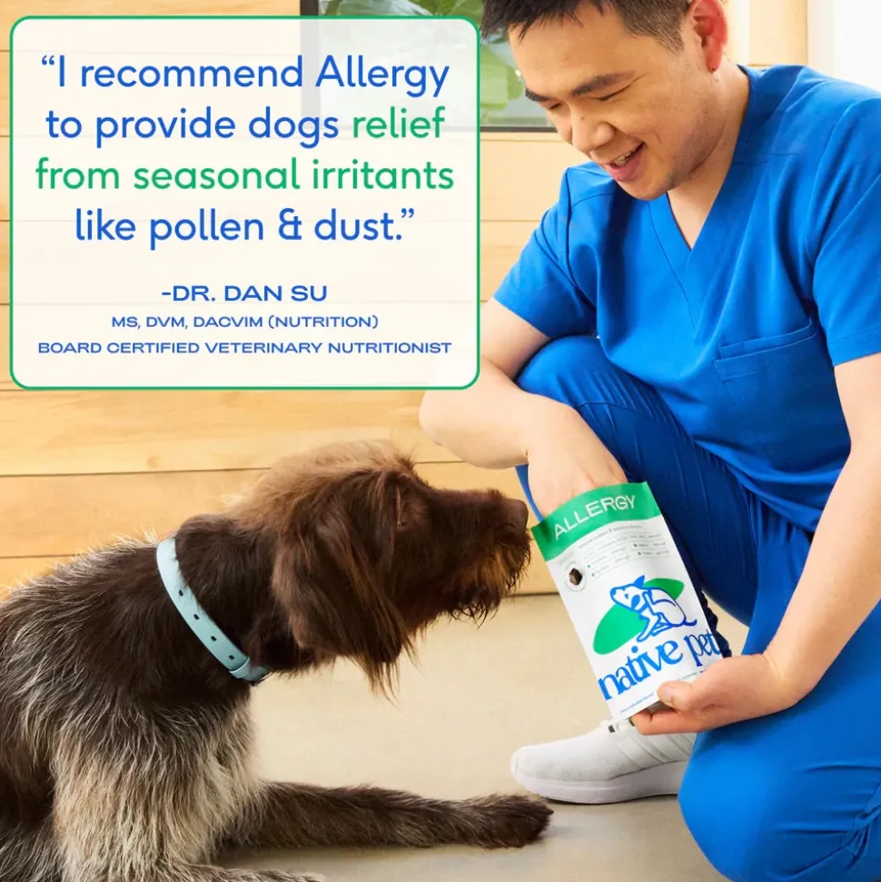 Native Pet Allergy Chews Immune & Itch Relief Supplement for Dogs 30 Count
