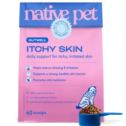 Native Pet GutWell Itchy Skin Relief Supplement for Dogs 12.7-oz