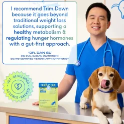 Native Pet GutWell Trim Down Weight Management & Metabolic Health Supplement for Dogs 12.7-oz