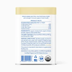 Native Pet Organic Chicken Bone Broth Powder Grain-Free Dog Food Topper 5.75-oz