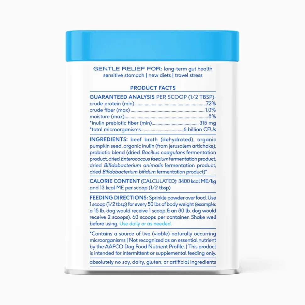 Native Pet Probiotic Vet-Formulated Powder Digestive Supplement for Dogs 4.1-oz