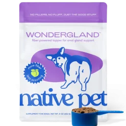 Native Pet WonderGland Anal Gland Pumpkin Fiber & Digestive Supplement for Dogs 8-oz