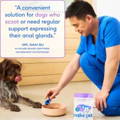Native Pet WonderGland Anal Gland Pumpkin Fiber & Digestive Supplement for Dogs 8-oz