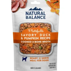 Natural Balance Freshly Cooked Adult Wet Dog Food Pouch Savory Duck & Pumpkin 9-oz