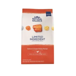 Natural Balance Limited Ingredient Grain Free Adult Dry Dog Food Salmon & Sweet Potato 4-lb