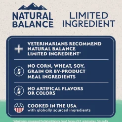 Natural Balance Limited Ingredient Grain-Free Adult Dry Dog Food Chicken & Sweet Potato Recipe 24-lb
