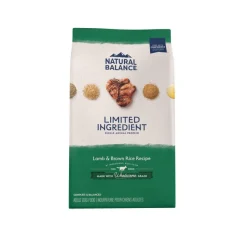 Natural Balance Limited Ingredient Wholesome Grains Adult Dry Dog Food Lamb & Brown Rice 4-lb