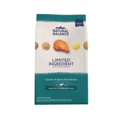 Natural Balance Limited Ingredient Wholesome Grains Adult Dry Dog Food Chicken & Brown Rice 4-lb