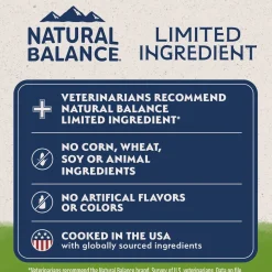 Natural Balance Pet Foods L.I.D Plant Powered Vegan-Friendly Vegetarian Recipe Dry Dog Food 4-lb