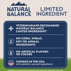 Natural Balance Pet Foods L.I.D Plant Powered Vegan Friendly Vegetarian Recipe Canned Dog Food 13-oz