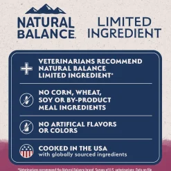 Natural Balance Pet Foods Limited Ingredient Reserve Grain Free Adult Dry Dog Food Sweet Potato & Venison 22-lb