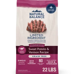 Natural Balance Pet Foods Limited Ingredient Reserve Grain Free Adult Dry Dog Food Sweet Potato & Venison 22-lb