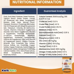Natural Balance Pet Foods Limited Ingredient Reserve Grain Free Puppy Dry Food Duck & Potato 4-lb