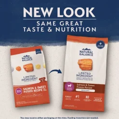 Natural Balance Pet Foods Limited Ingredient Grain Free Small Breed Dry Dog Food Salmon & Sweet Potato 4-lb