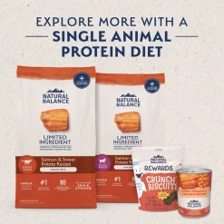 Natural Balance Pet Foods Limited Ingredient Grain Free Small Breed Dry Dog Food Salmon & Sweet Potato 4-lb