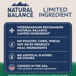 Natural Balance Pet Foods Limited Ingredient Small Breed Dry Dog Food Lamb & Brown Rice 12-lb
