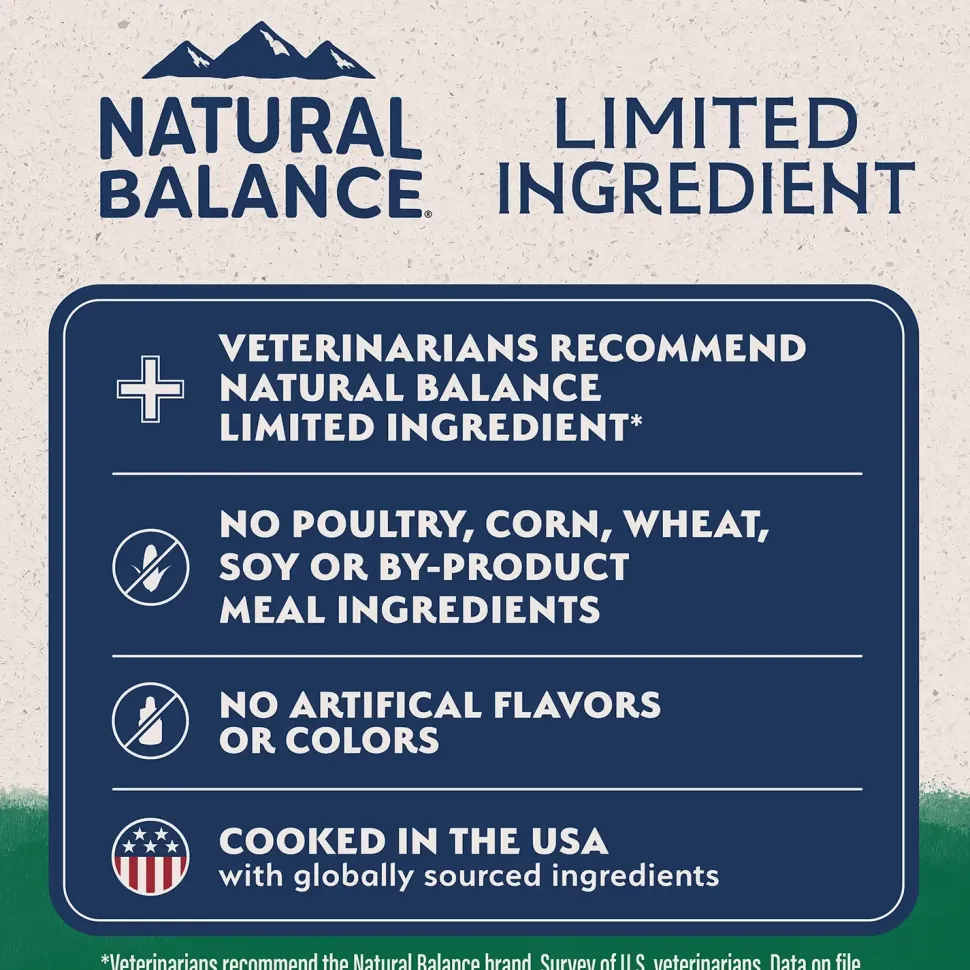 Natural Balance Pet Foods Limited Ingredient Small Breed Dry Dog Food Lamb & Brown Rice 12-lb