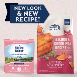 Natural Balance Pet Foods Limited Ingredient Grain Free Dry Cat Food Green Pea & Salmon 4-lb