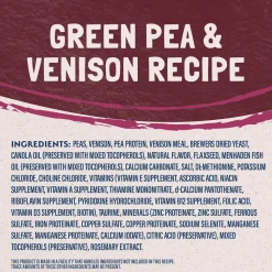 Natural Balance Pet Foods Limited Ingredient Reserve Grain Free Dry Cat Food Green Pea & Venison 4-lb