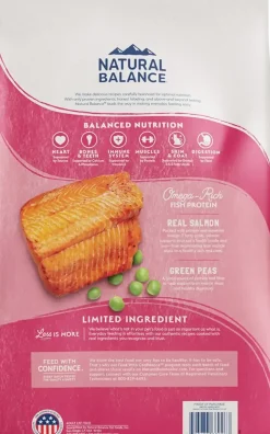 Natural Balance Pet Foods Limited Ingredient Grain Free Dry Cat Food Green Pea & Salmon 10-lb