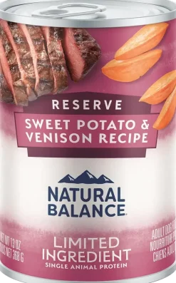 Natural Balance Pet Foods Limited Ingredient Reserve Canned Dog Food Sweet Potato & Venison 13-oz
